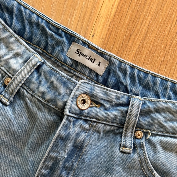 Special A - Cut Off Jean Shorts, Medium - Picture 2 of 4
